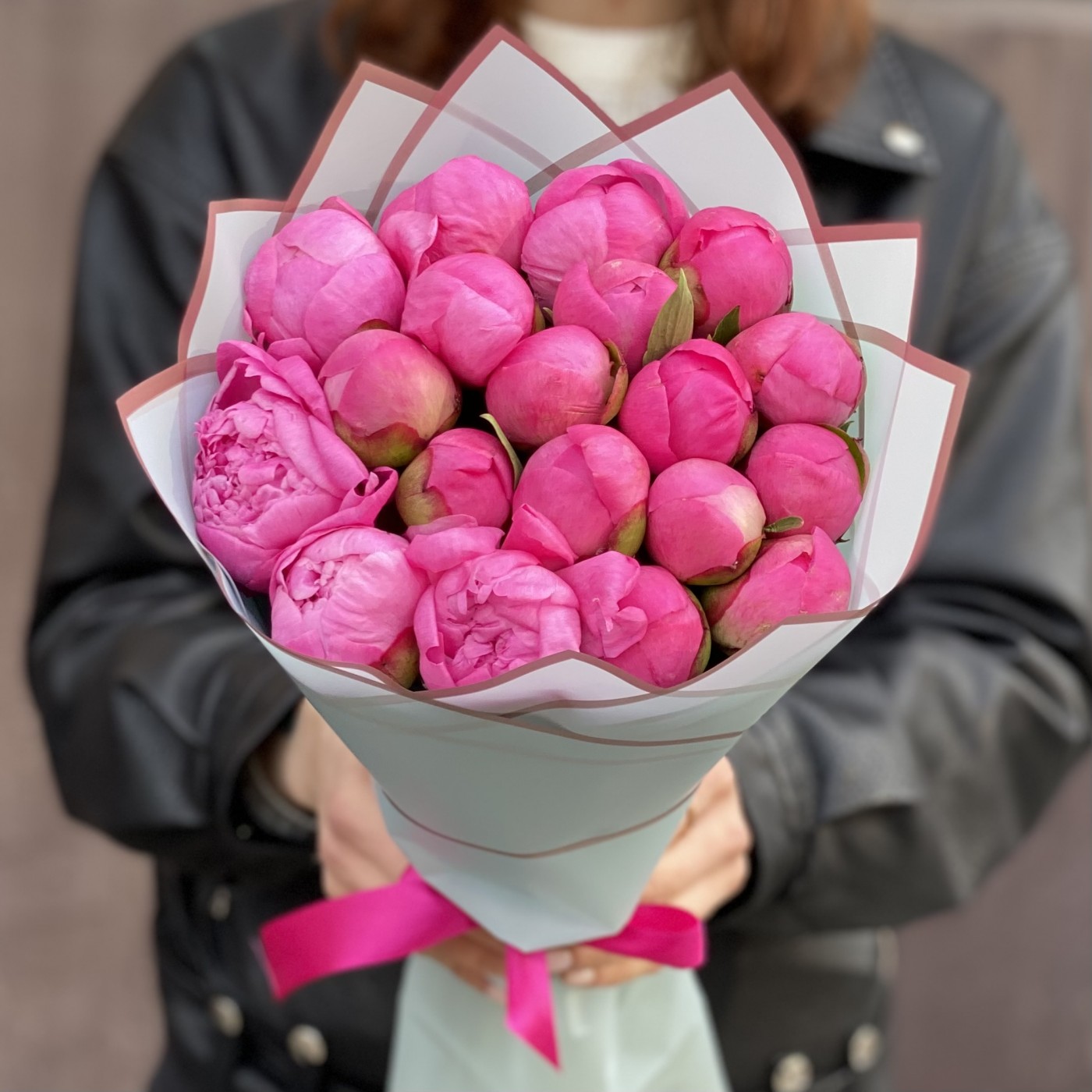 31 розовый пион Флеминг
